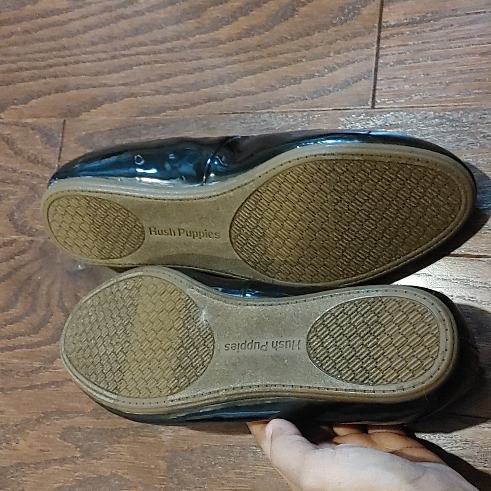 Hush Puppies Women Ballet Flats Black Size 6W Fits US 8 - Picture 2 of 3
